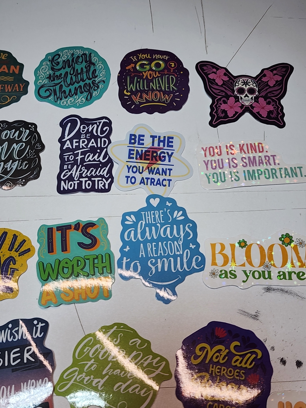 50 Inspirational Quote Sticker Assortment - Picture 5 of 9